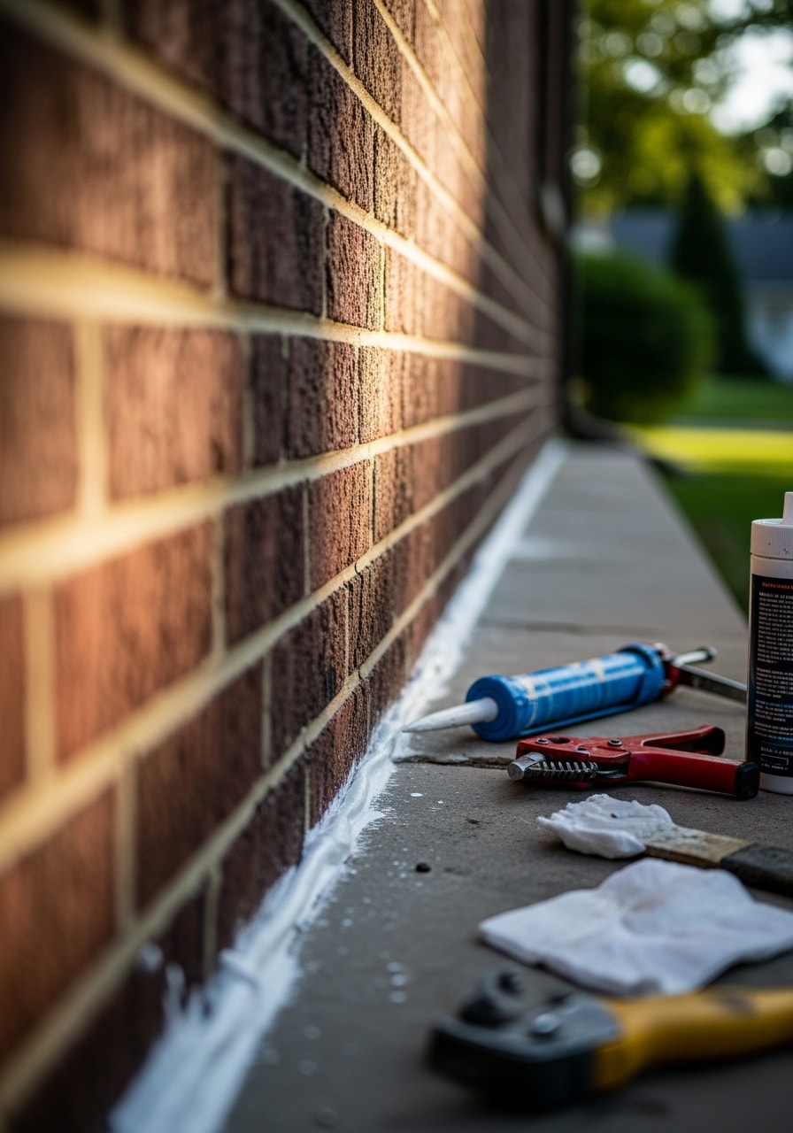 Detailed view of premium craftsmanship on a Grosse Pointe property's exterior.